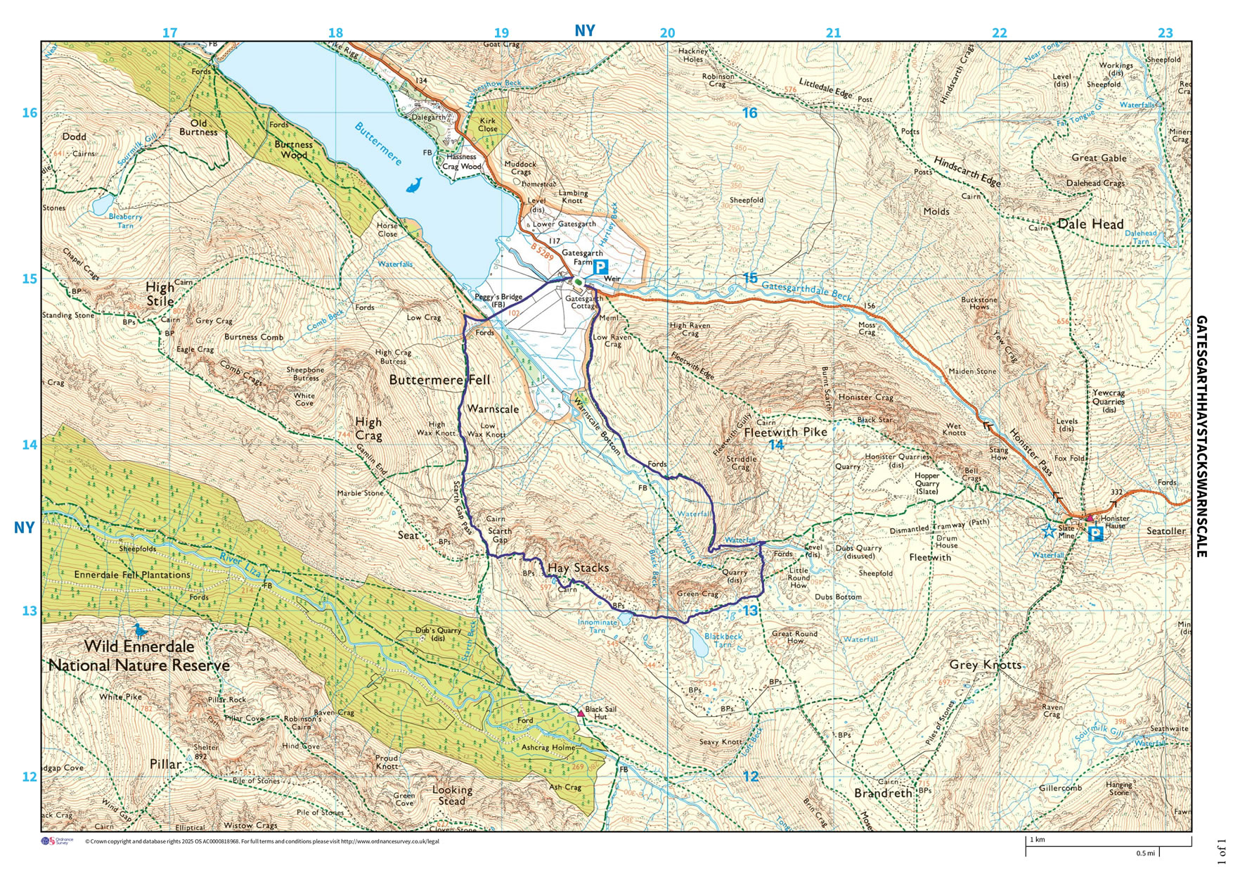 Click for popup image Route Map and Details