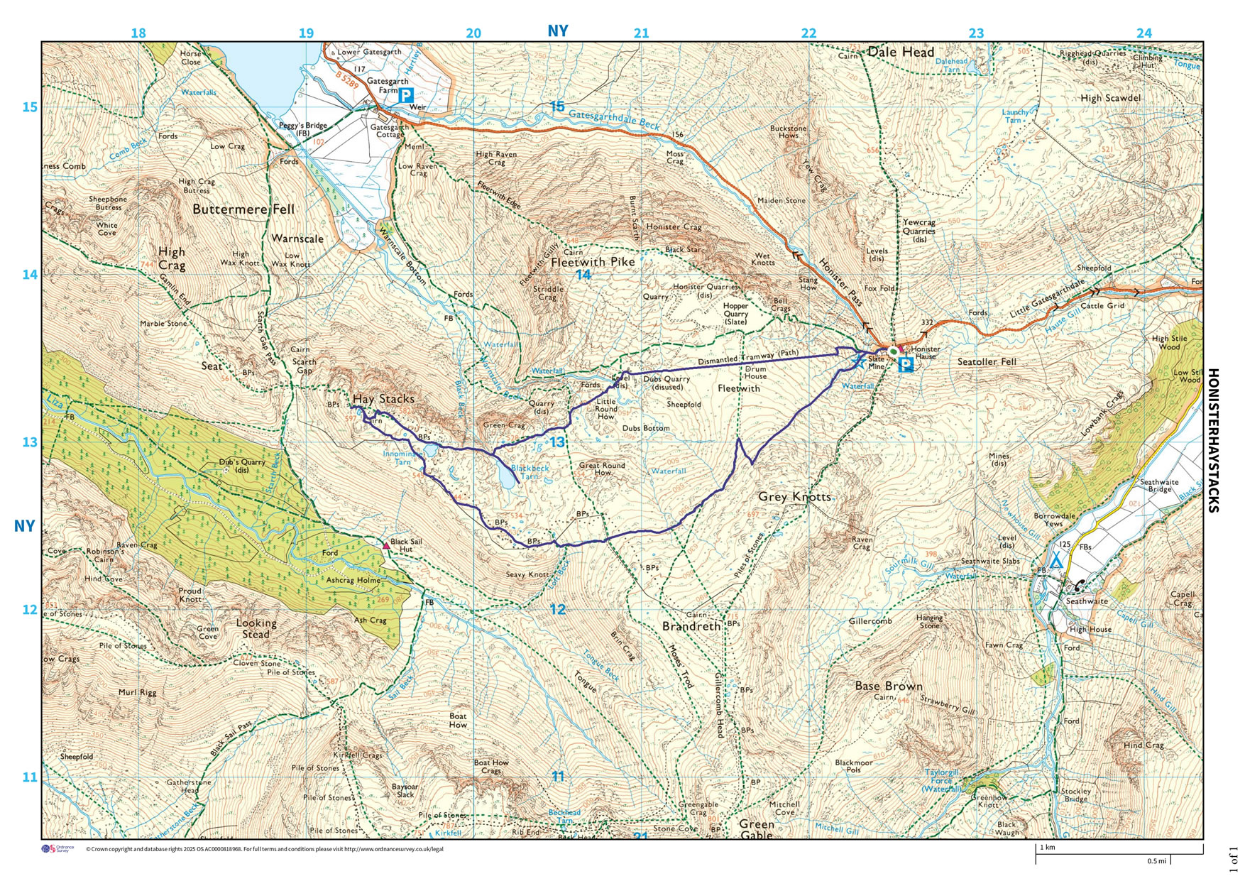 Click for popup image Route Map and Details