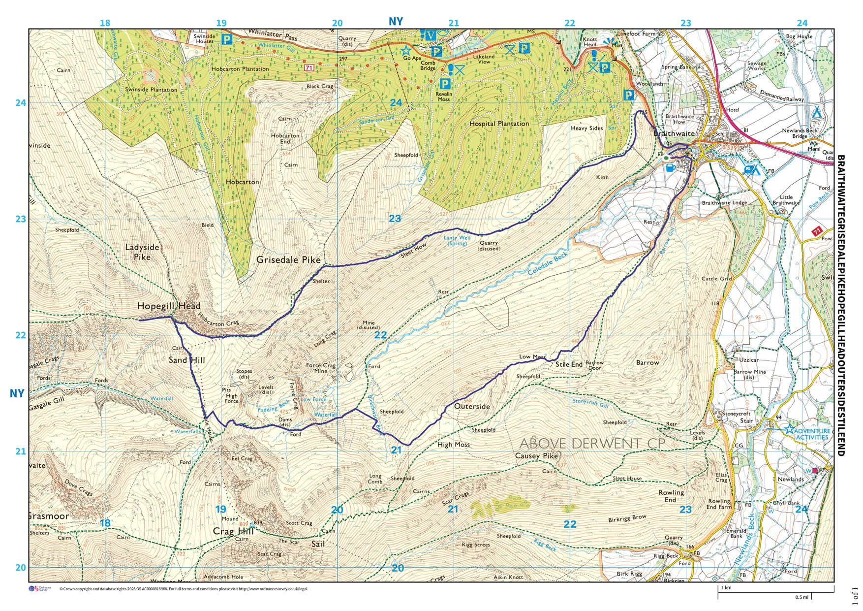 Click for popup image Route Map and Details