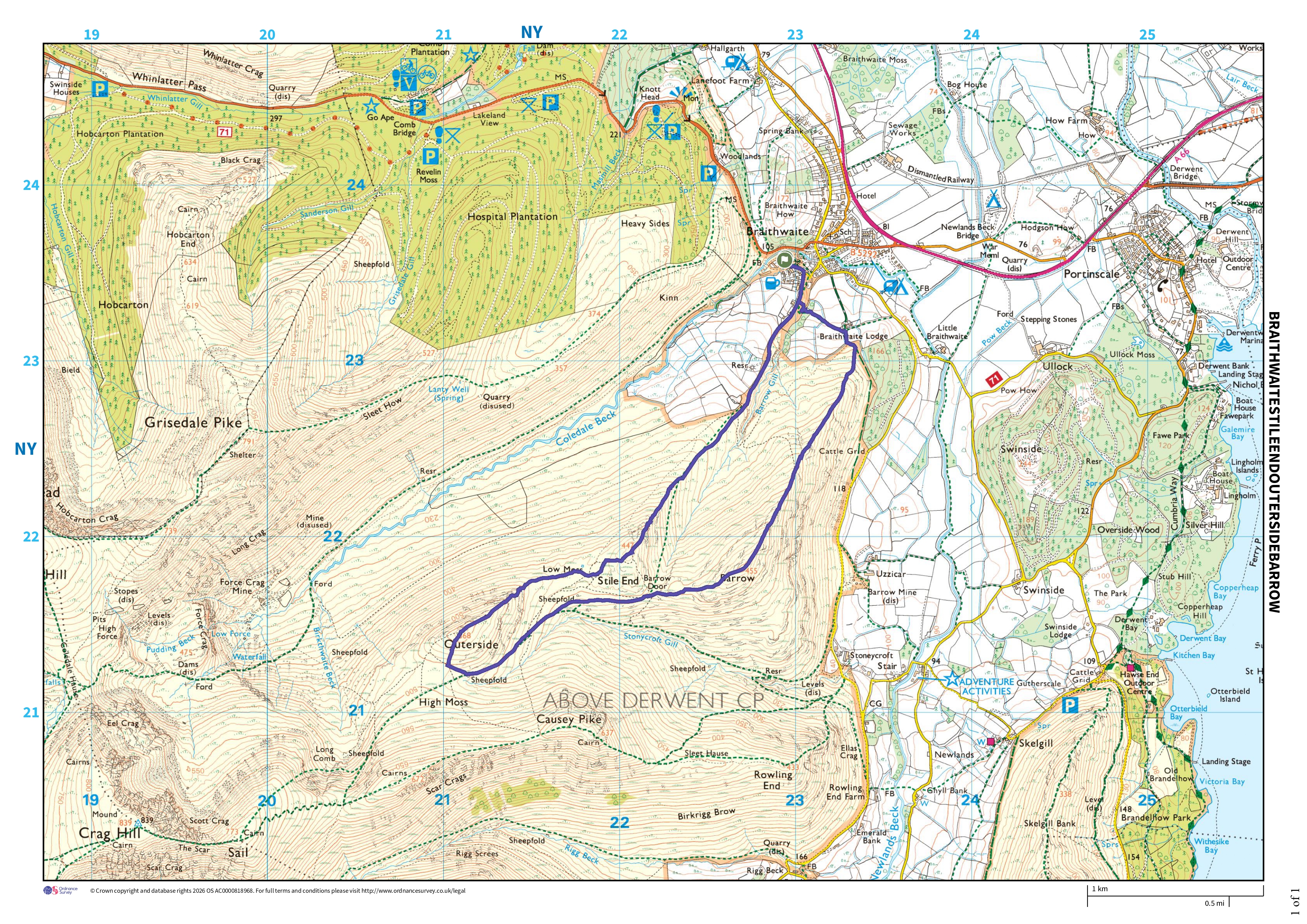 Click for popup image Route Map and Details