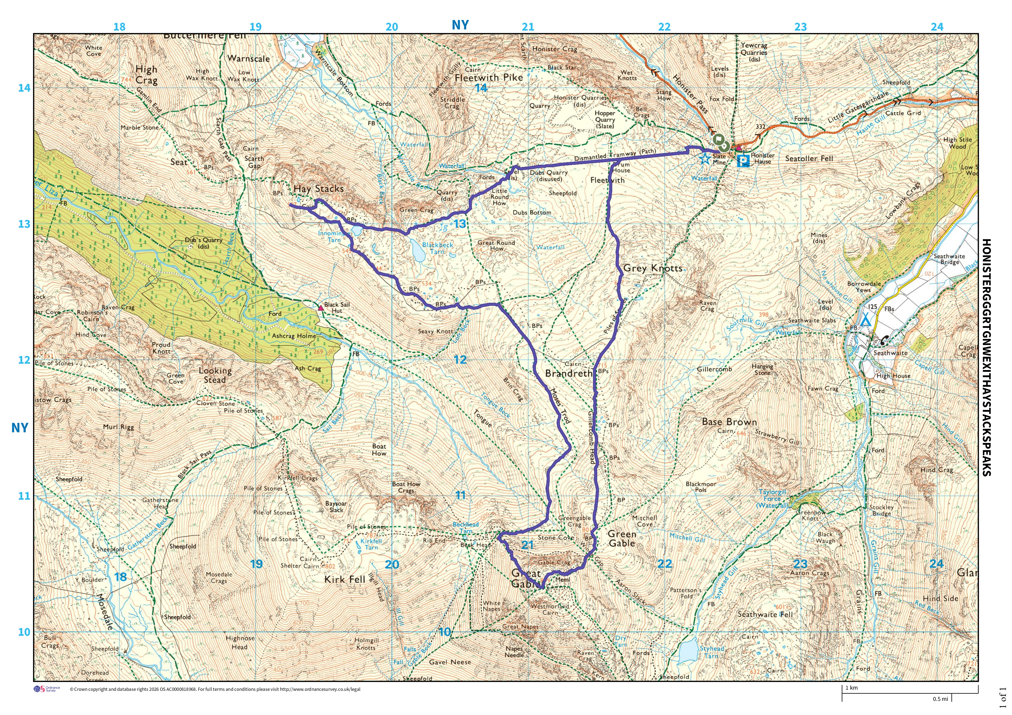 Click for popup image Route Map and Details