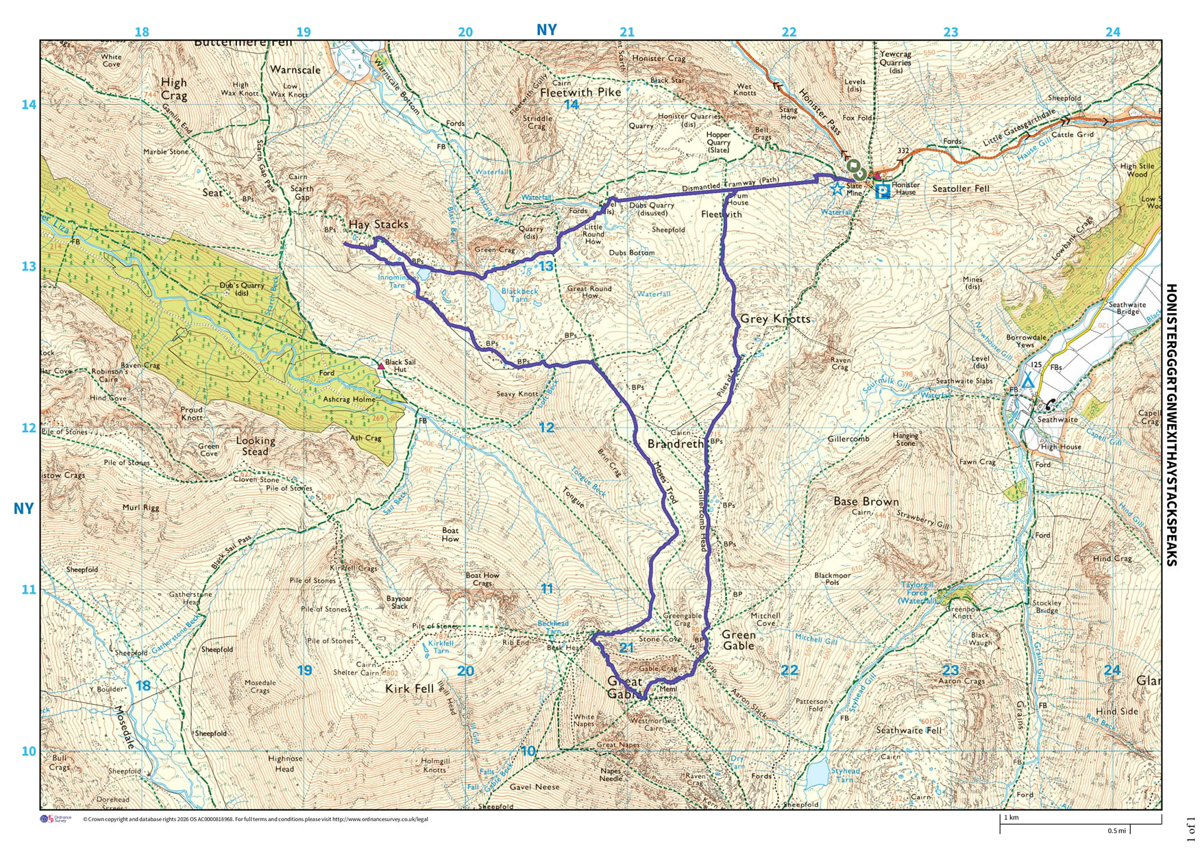 Click for popup image Route Map and Details