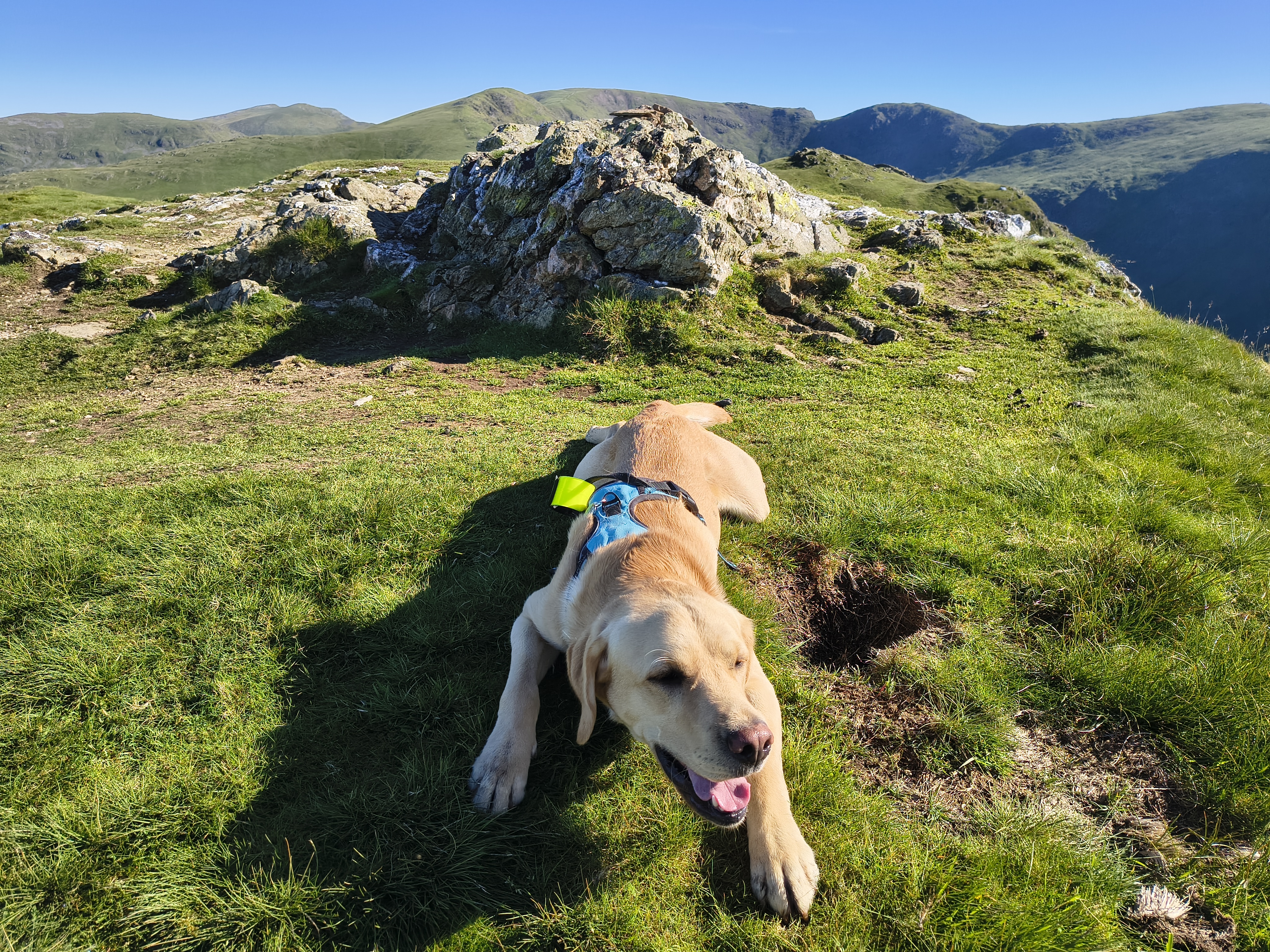 En route to Fairfield via Gibson Knott on this bright sunny day walking the Fairfield Horseshoe, Jun 21, 2026