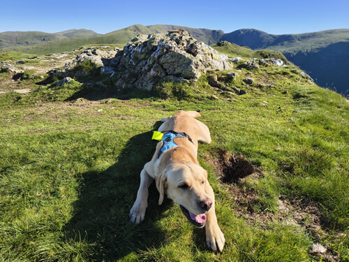 En route to Fairfield via Gibson Knott on this bright sunny day walking the Fairfield Horseshoe