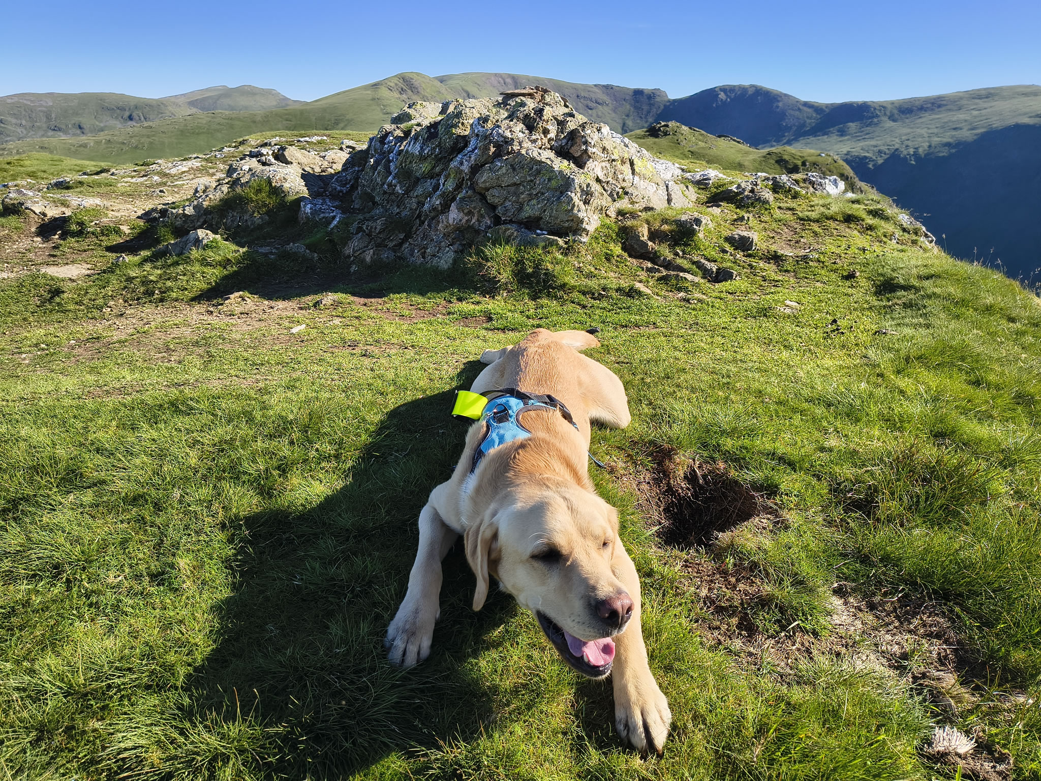En route to Fairfield via Gibson Knott on this bright sunny day walking the Fairfield Horseshoe, Jun 21, 2026