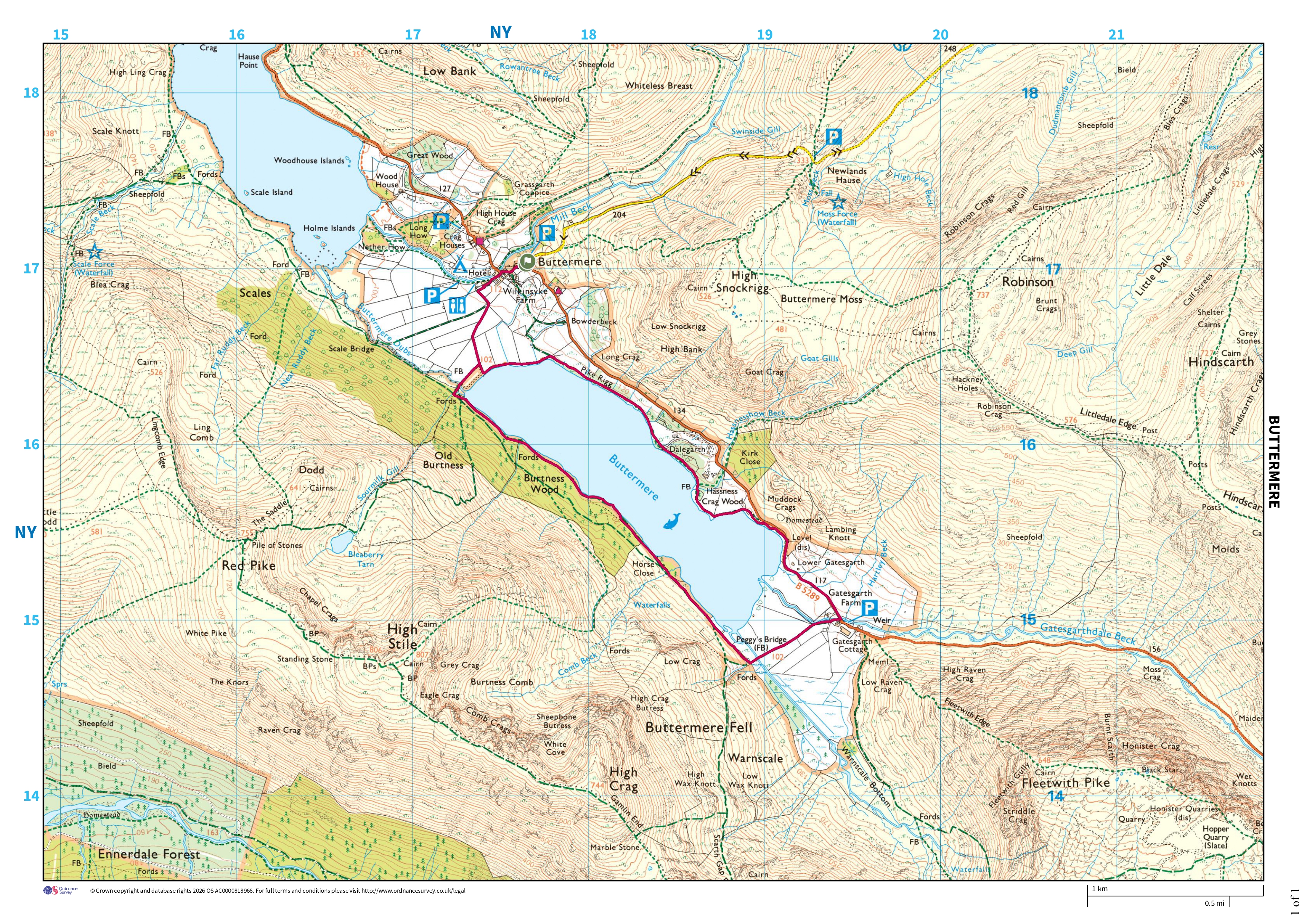 Click for popup image Route Map and Details